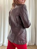 Dark cherry cute jacket