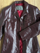 Dark cherry cute jacket