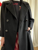 Dark angora coat