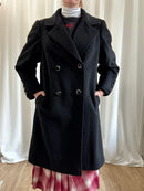 Dark angora coat