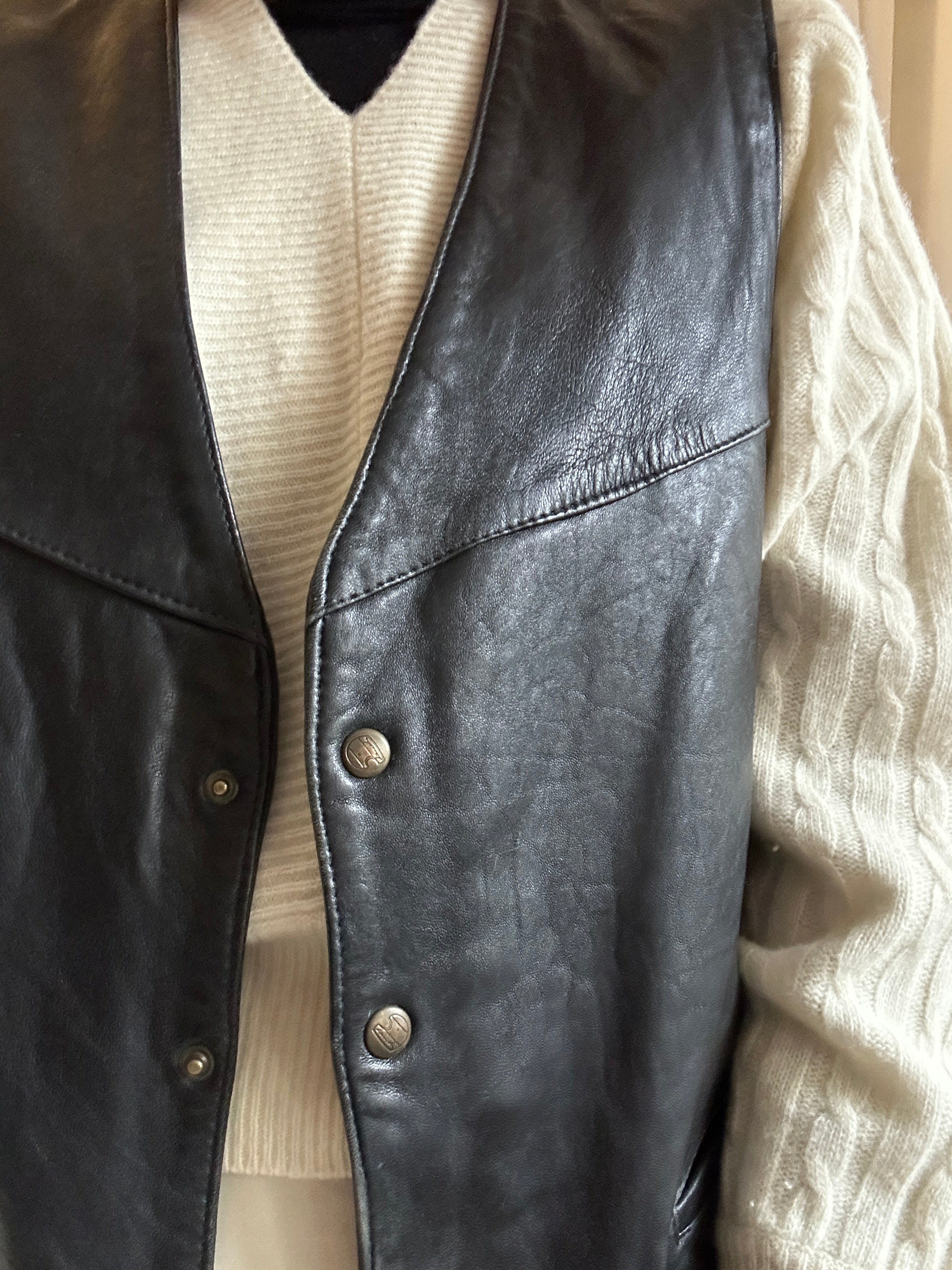 Bandidos leather gilet