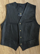 HellsAngel leather gilet