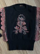 Black Santa sweater