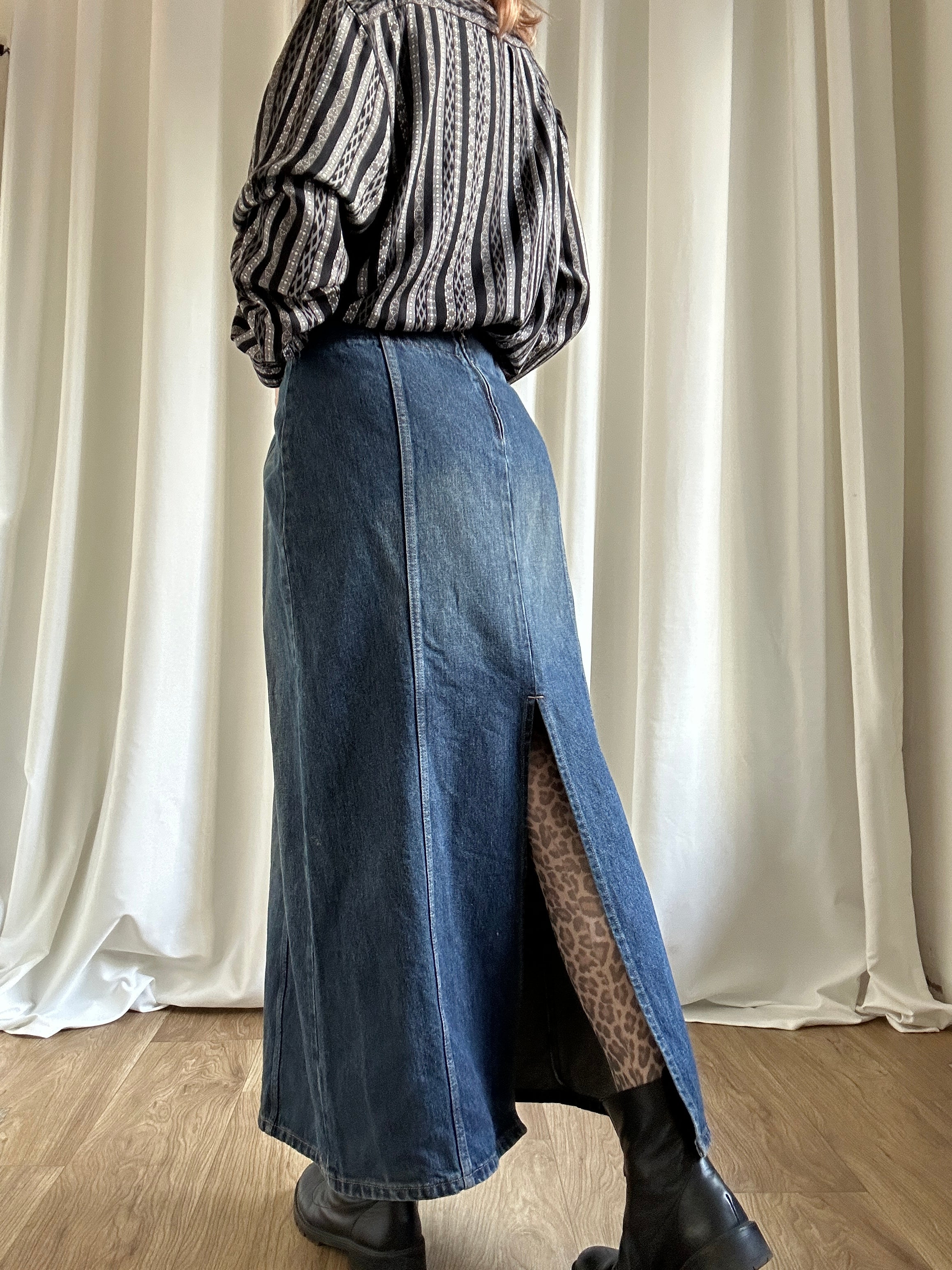 Benetton Jeans Skirt