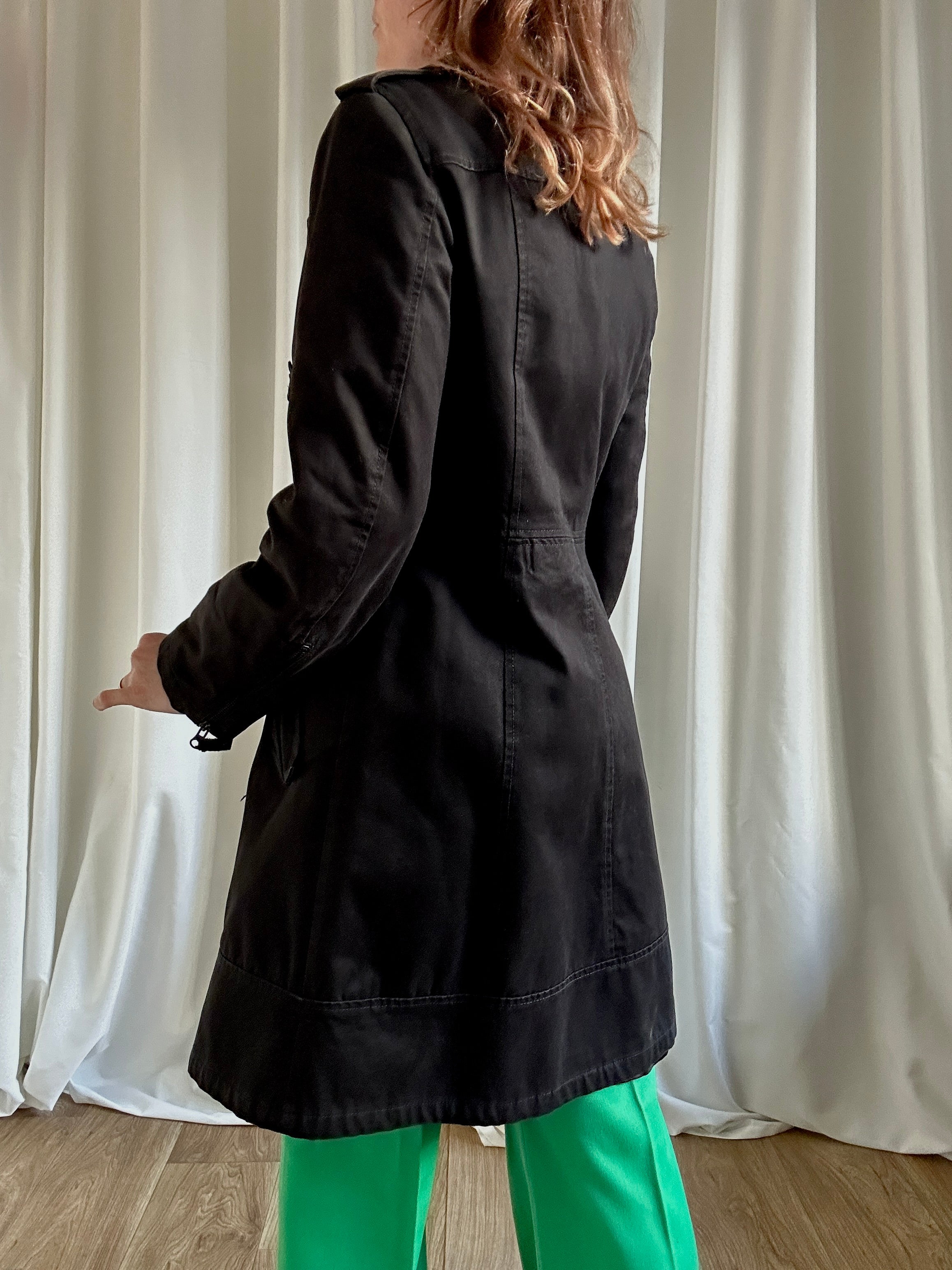 Moschino Nero Trench