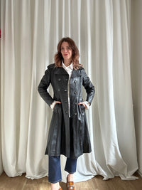 Morpheus Leather Trench