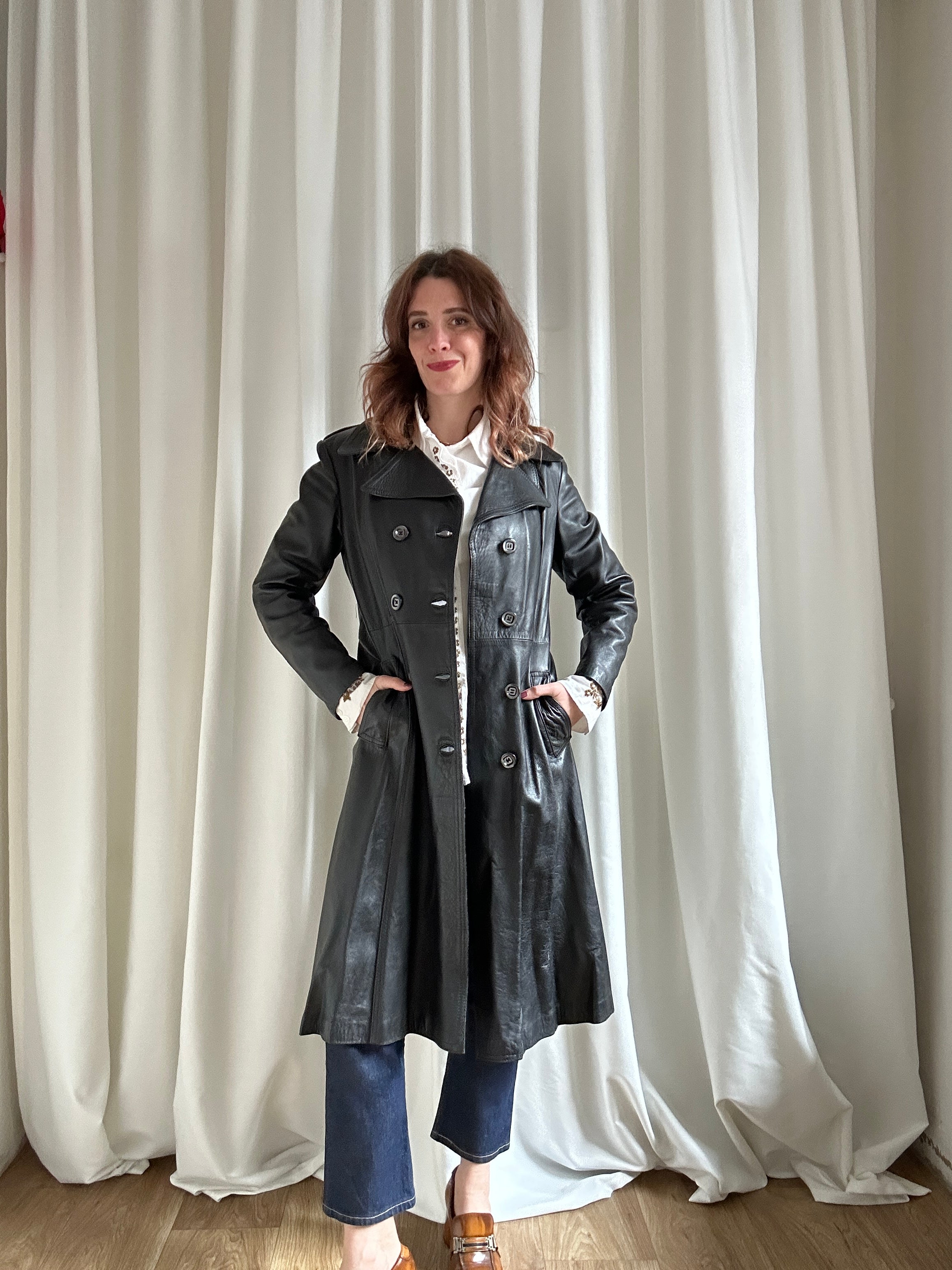Morpheus Leather Trench