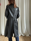 Morpheus Leather Trench