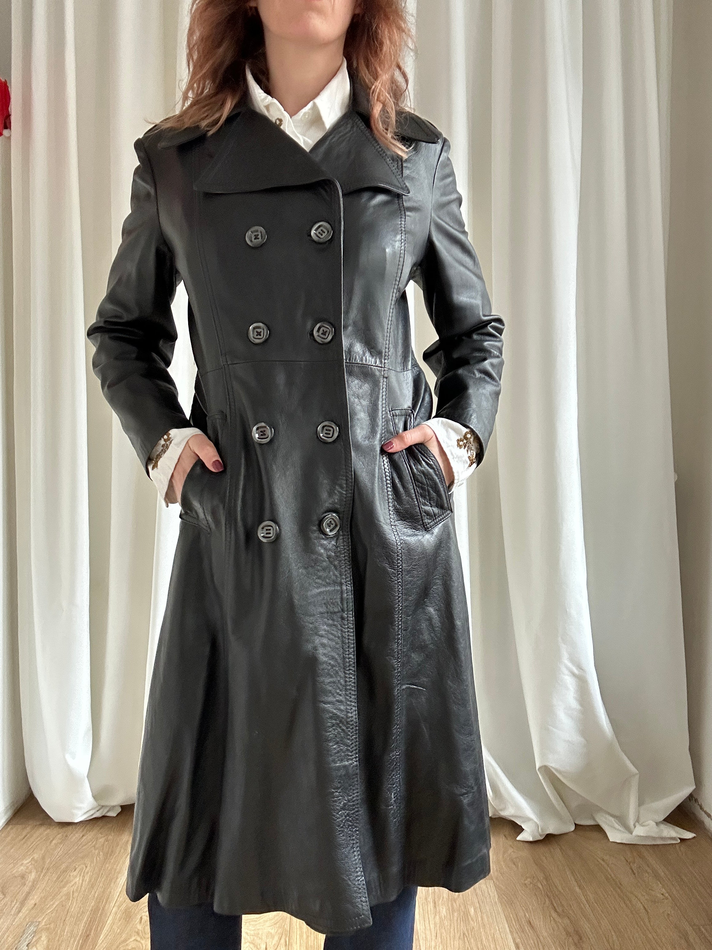 Morpheus Leather Trench