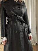 Morpheus Leather Trench