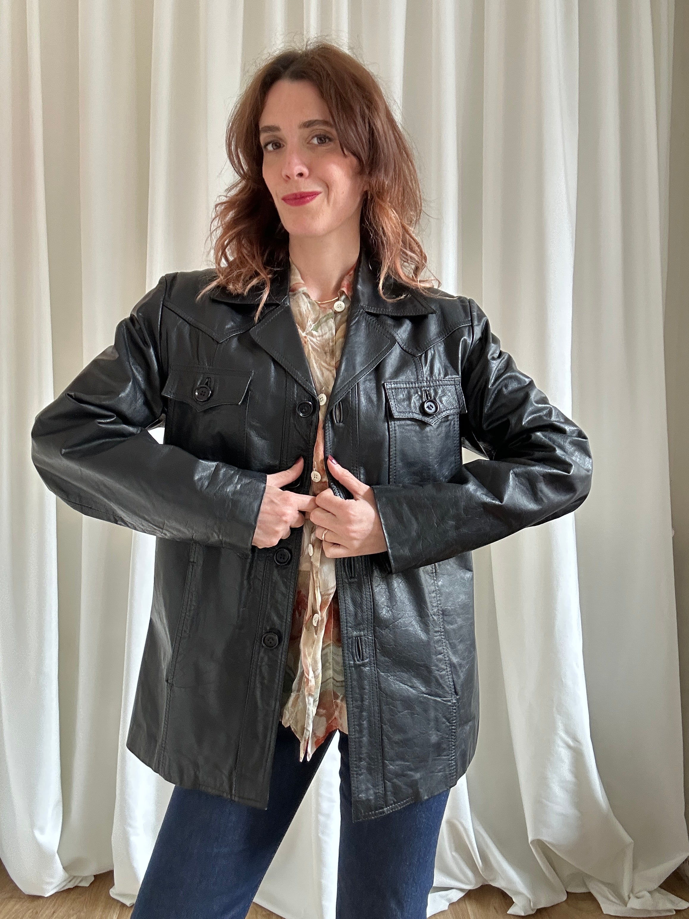 Shirt Leather Jacket