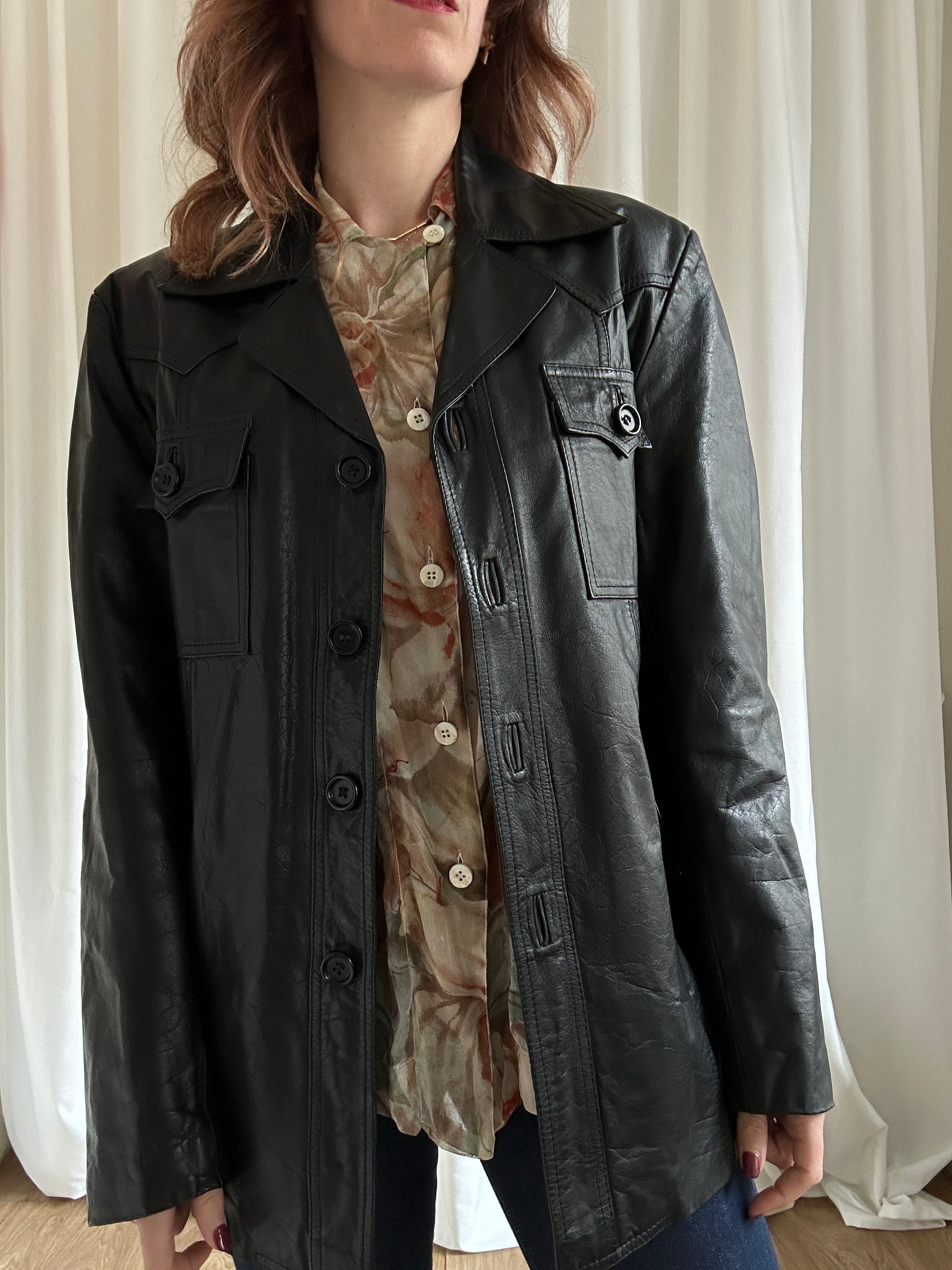 Shirt Leather Jacket