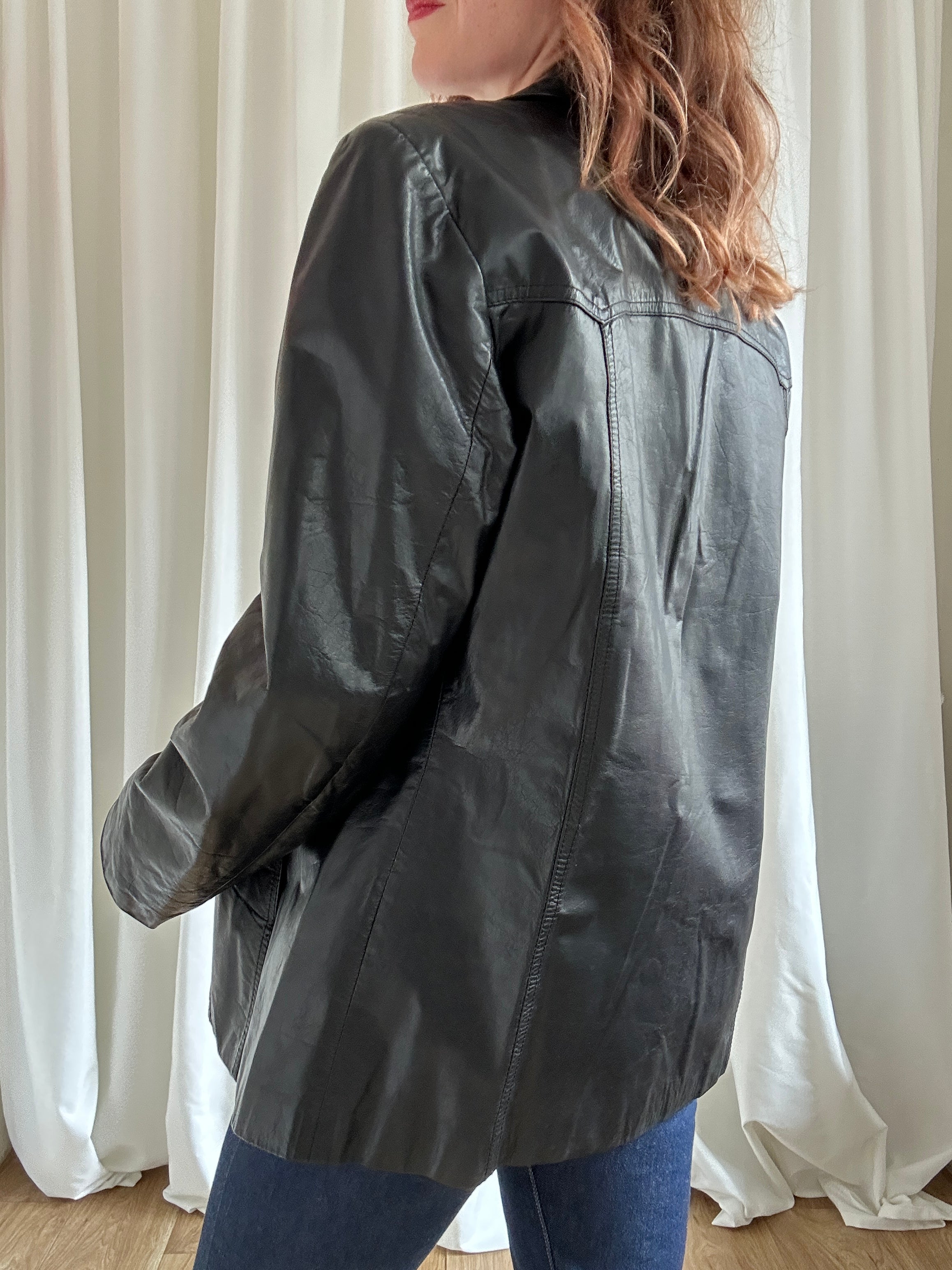 Shirt Leather Jacket