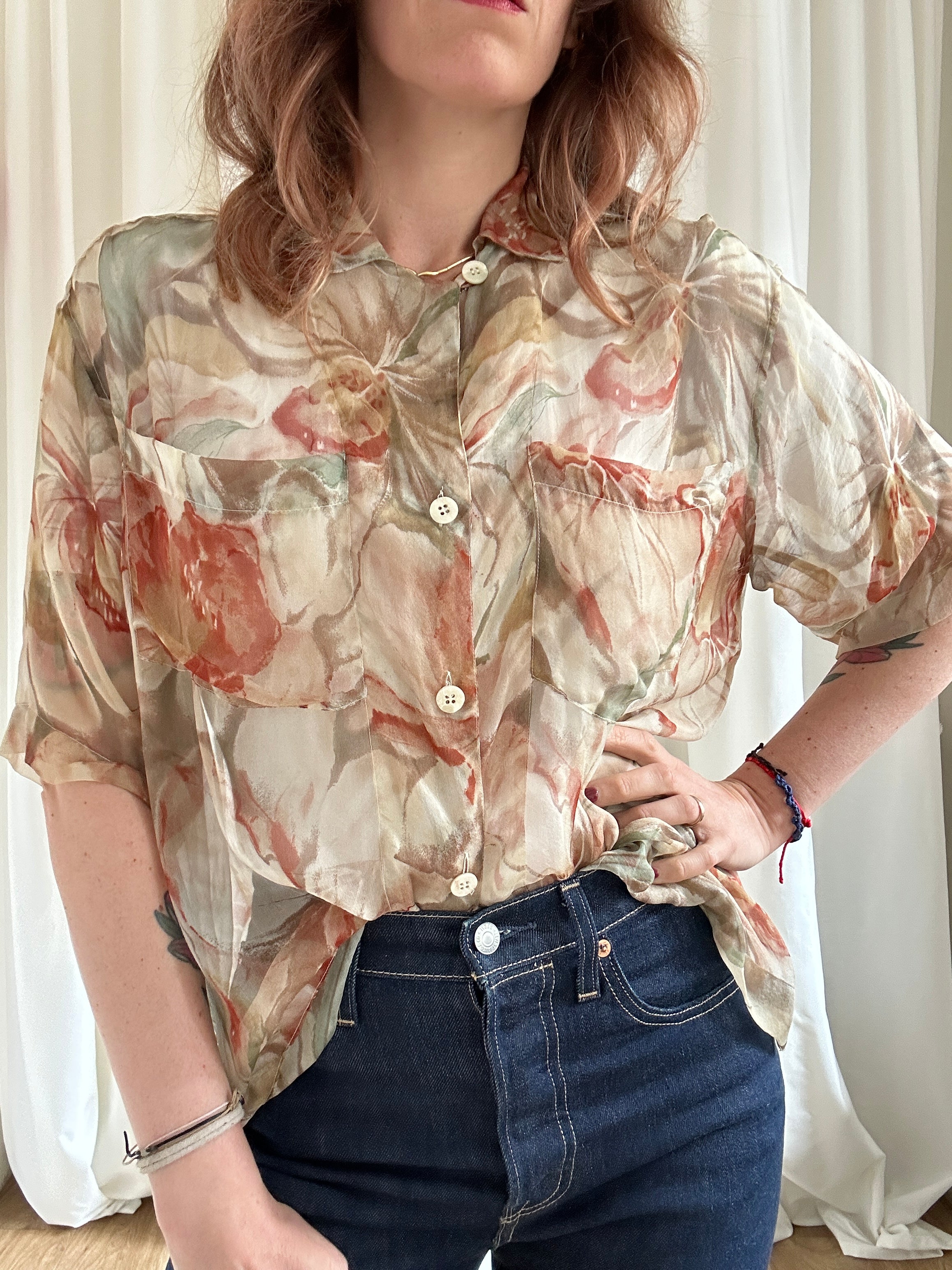 Aspesi Flowers Shirt