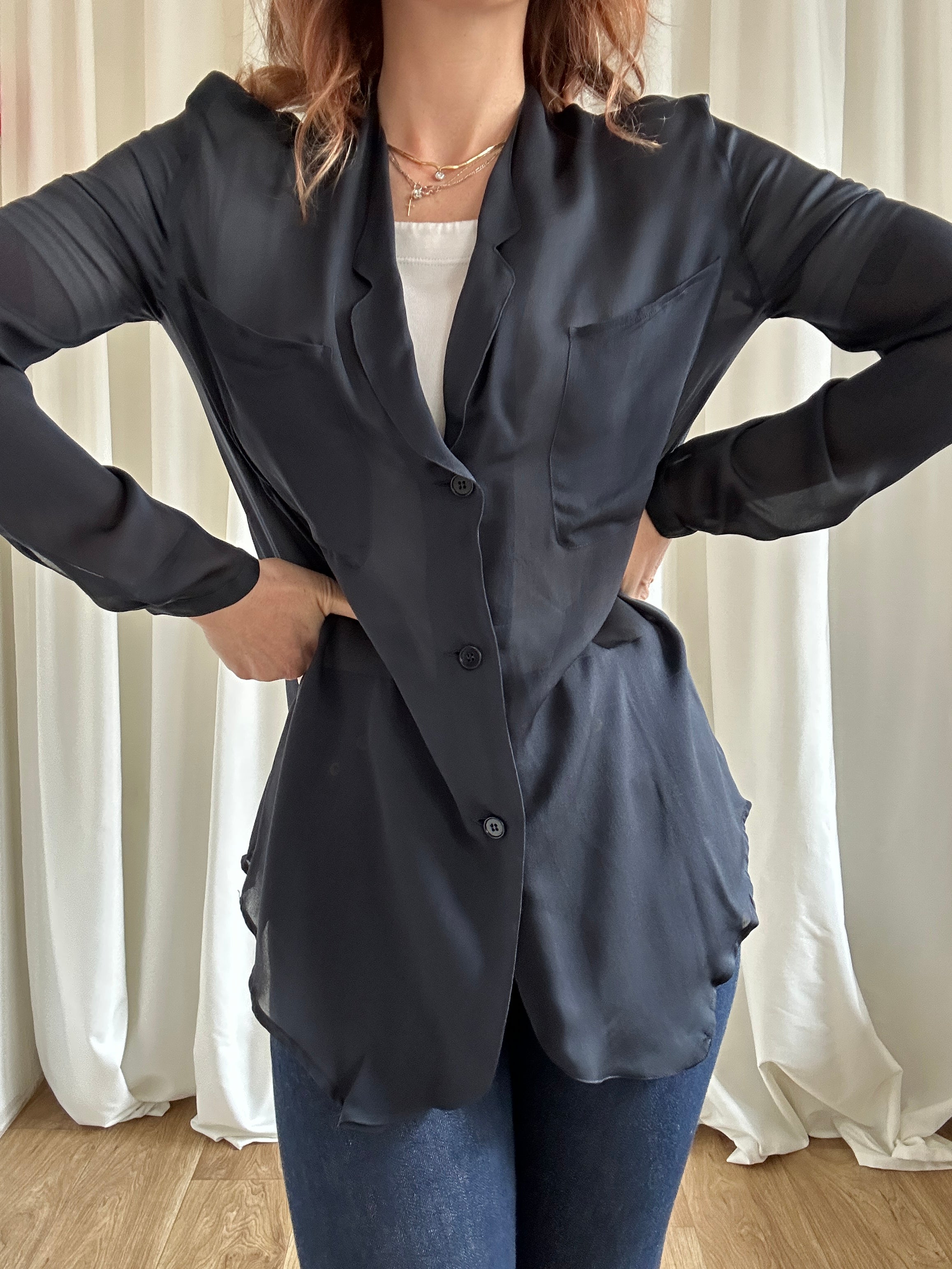 Giorgio Armani Blue Shirt