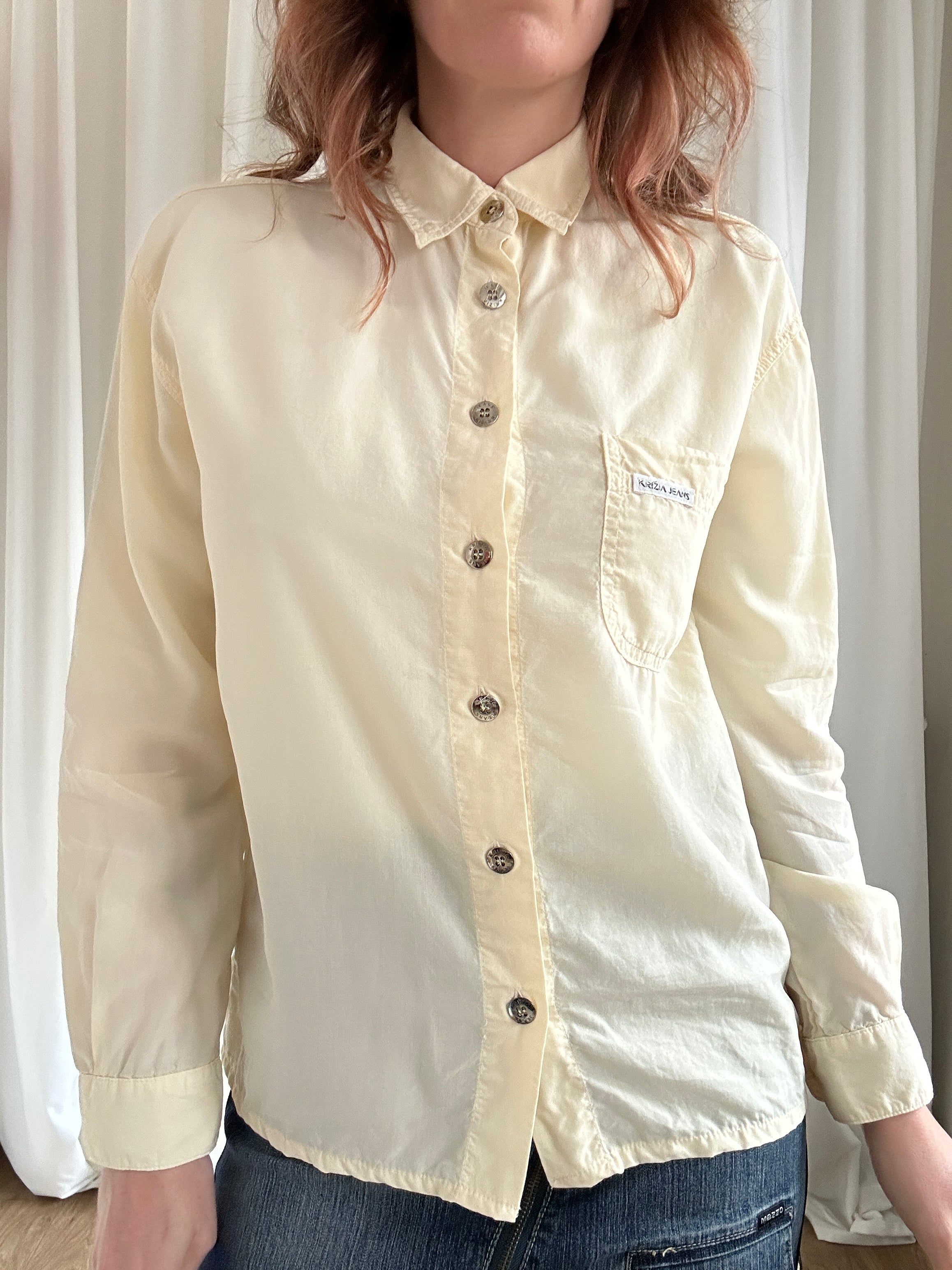 Krizia Cream Shirt