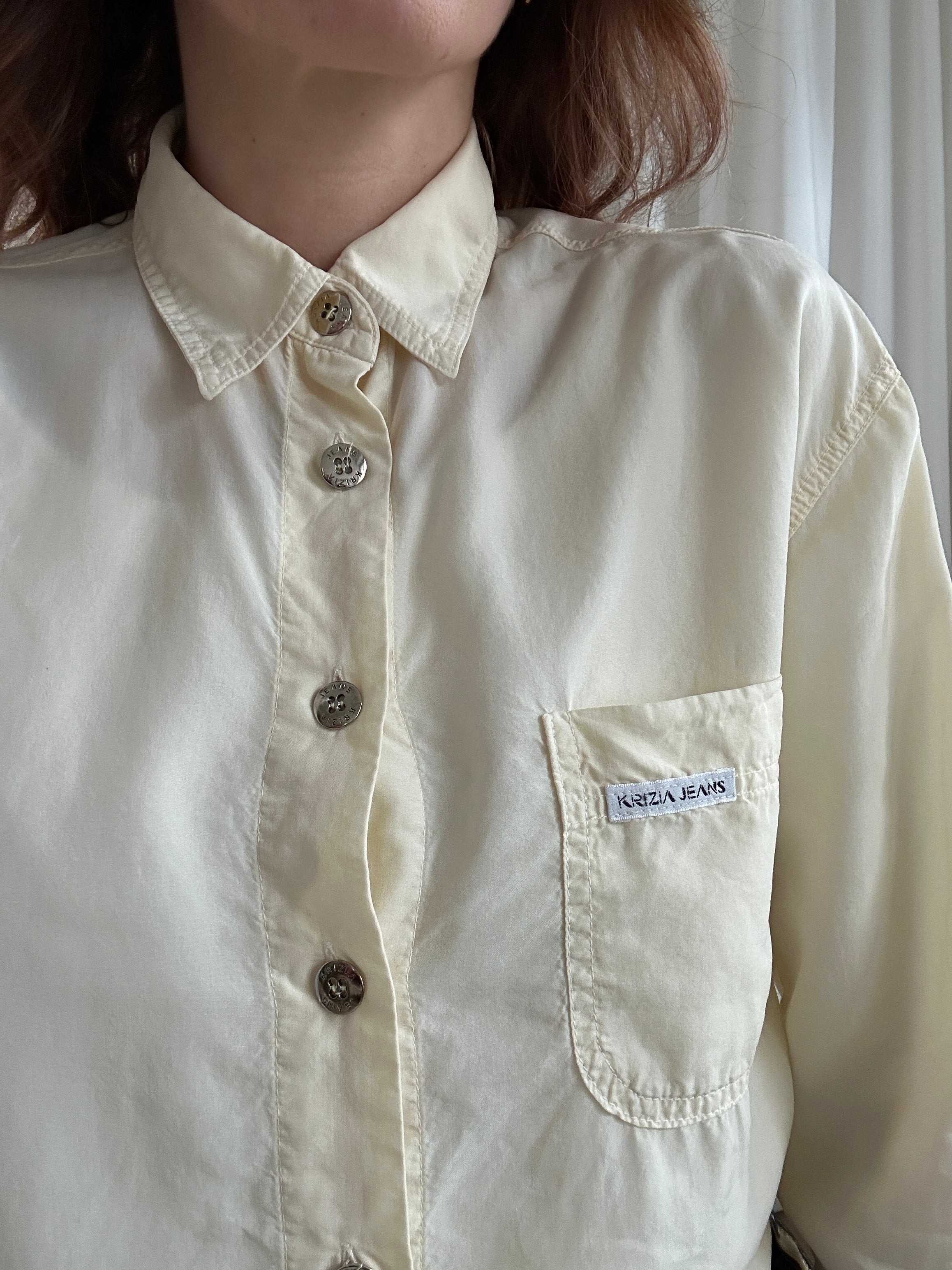Krizia Cream Shirt