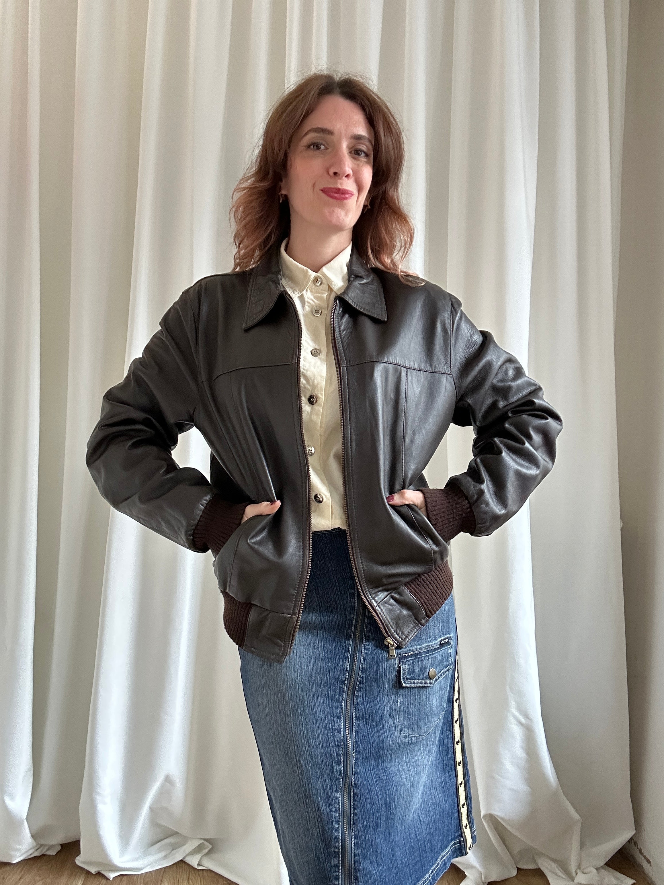 Bomber Leather Jacket