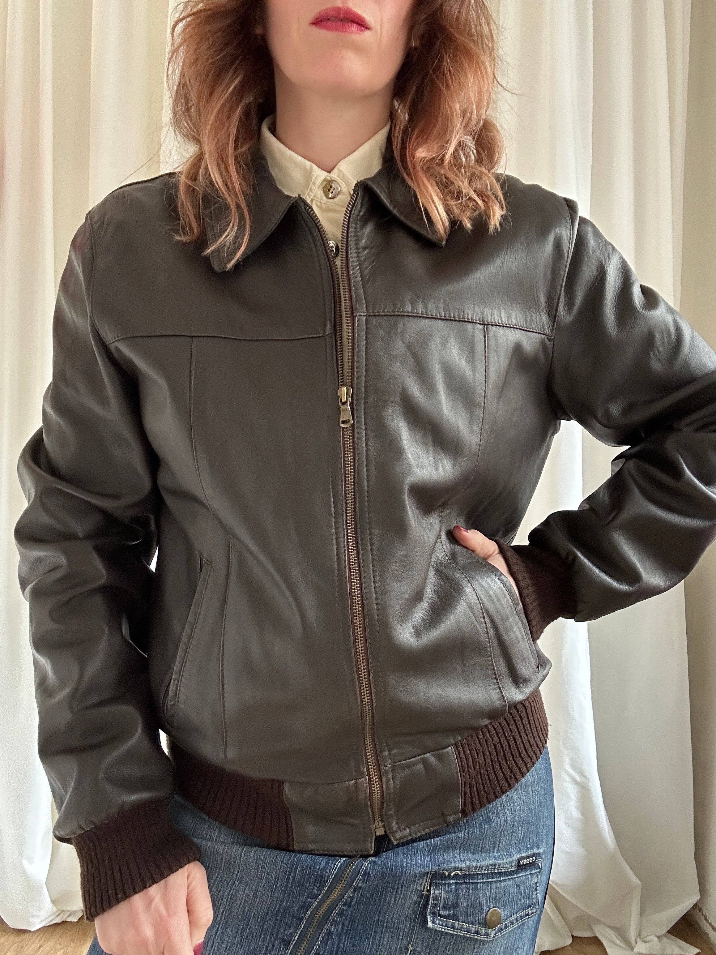 Bomber Leather Jacket