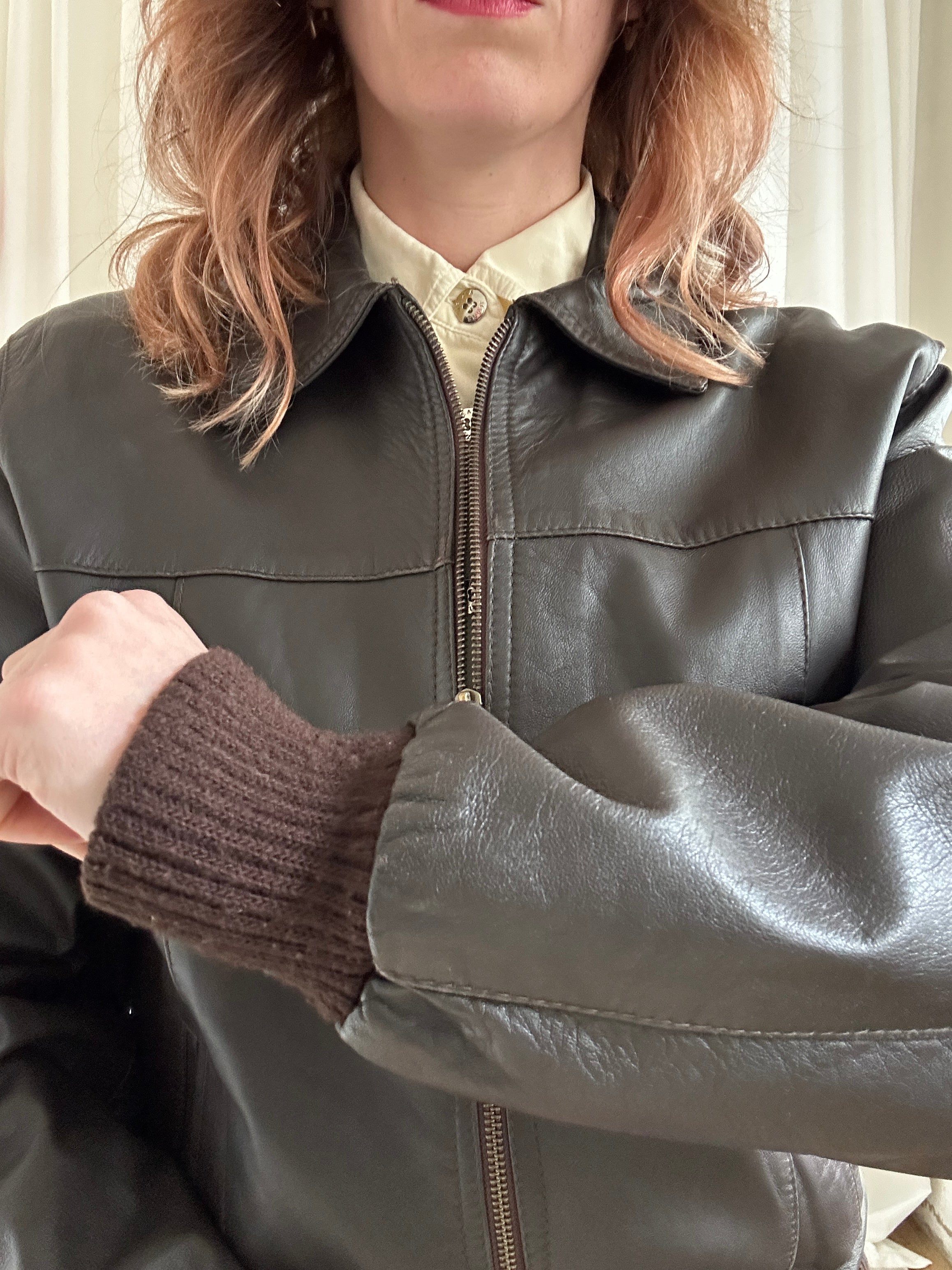 Bomber Leather Jacket
