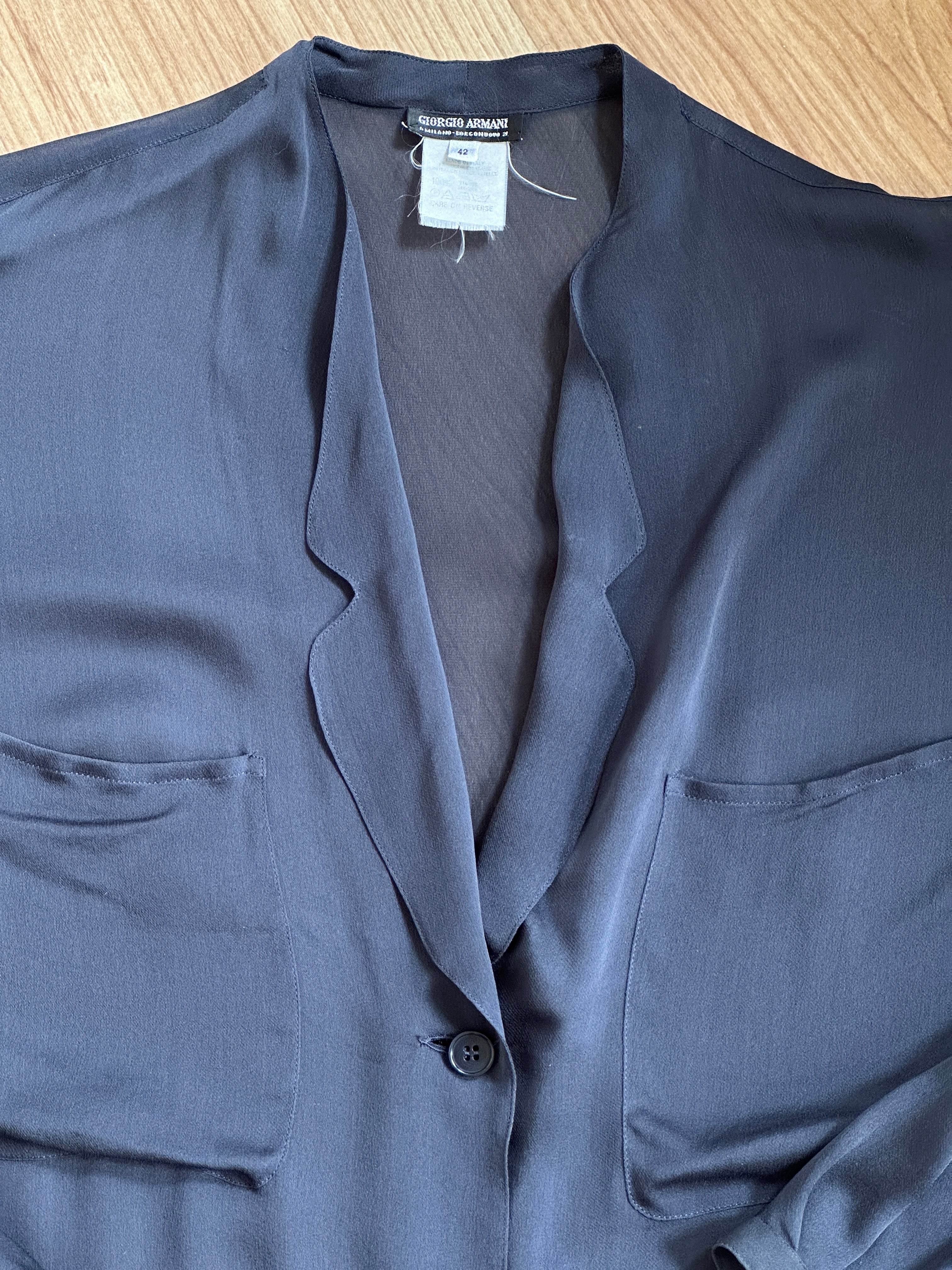 Giorgio Armani Blue Shirt
