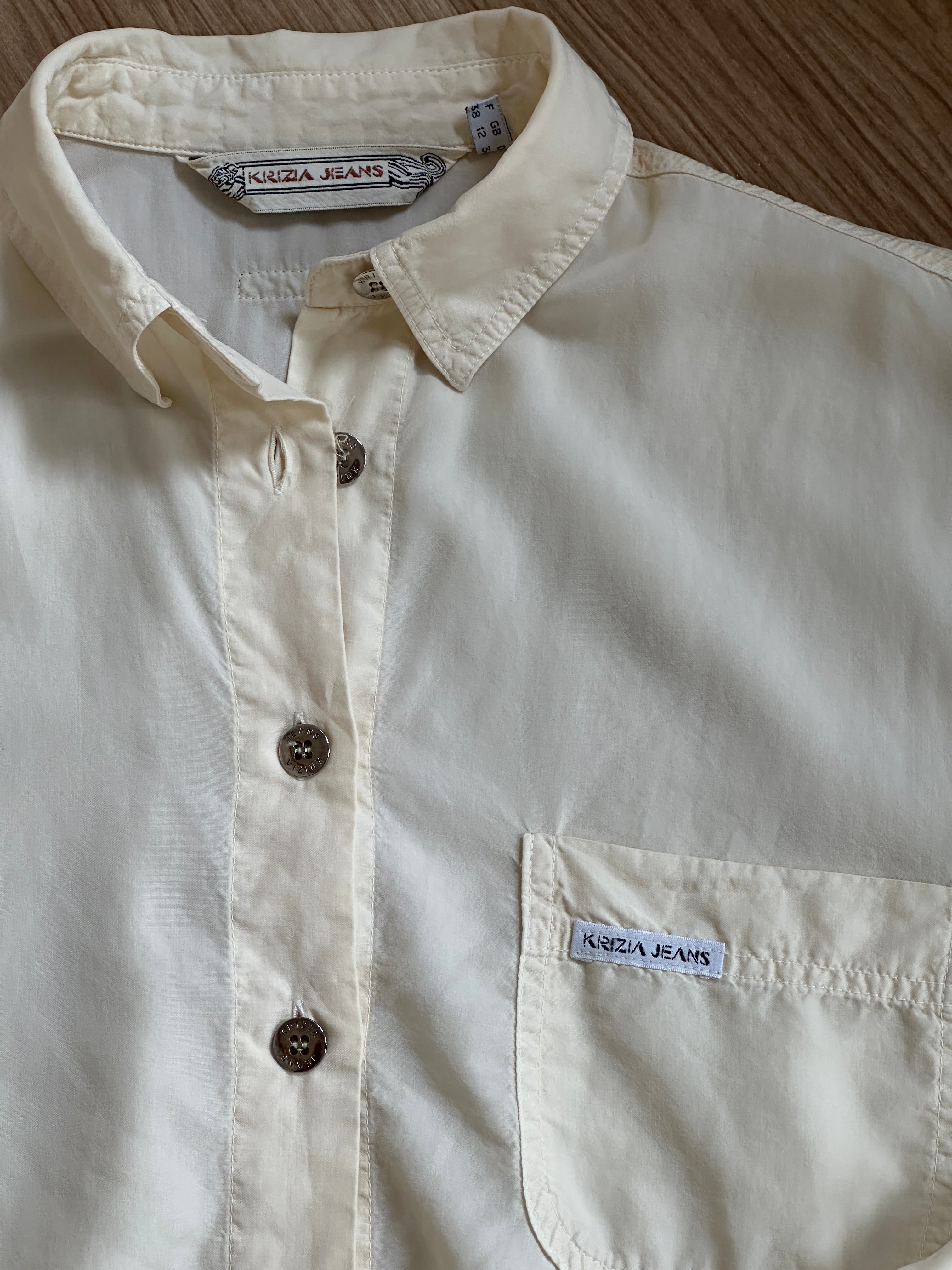 Krizia Cream Shirt