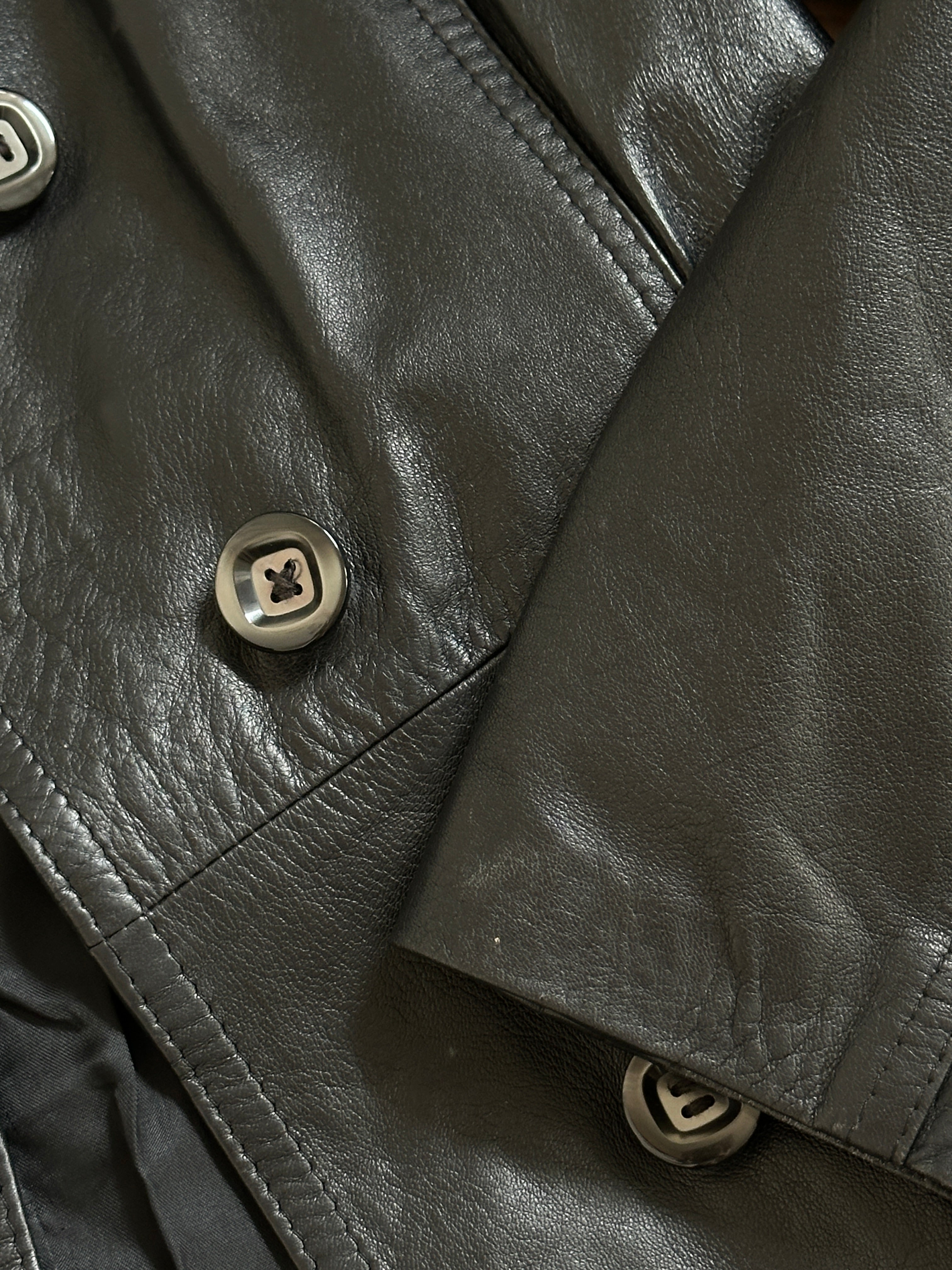 Morpheus Leather Trench