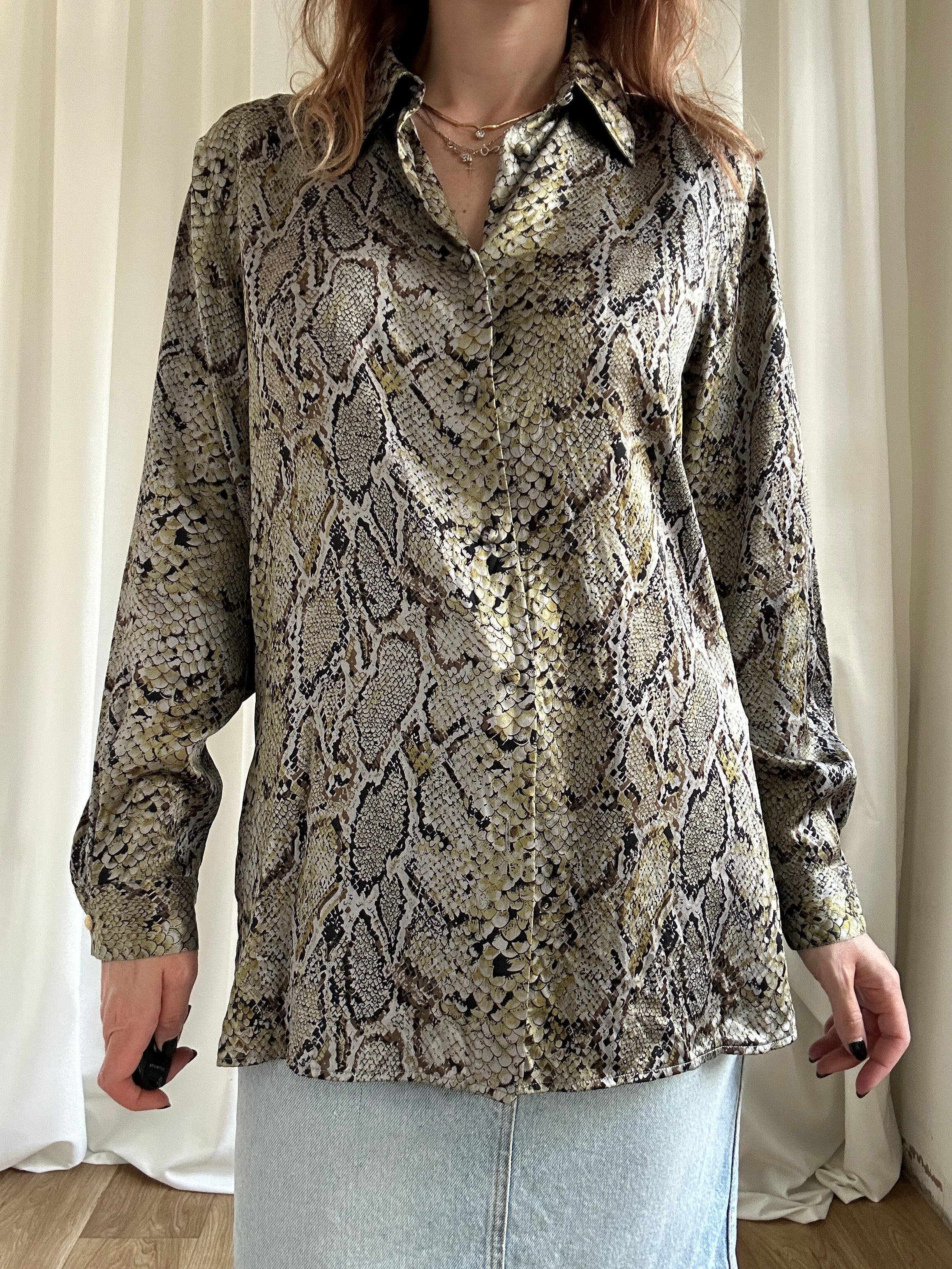 Snake silkShirt