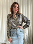 Snake silkShirt