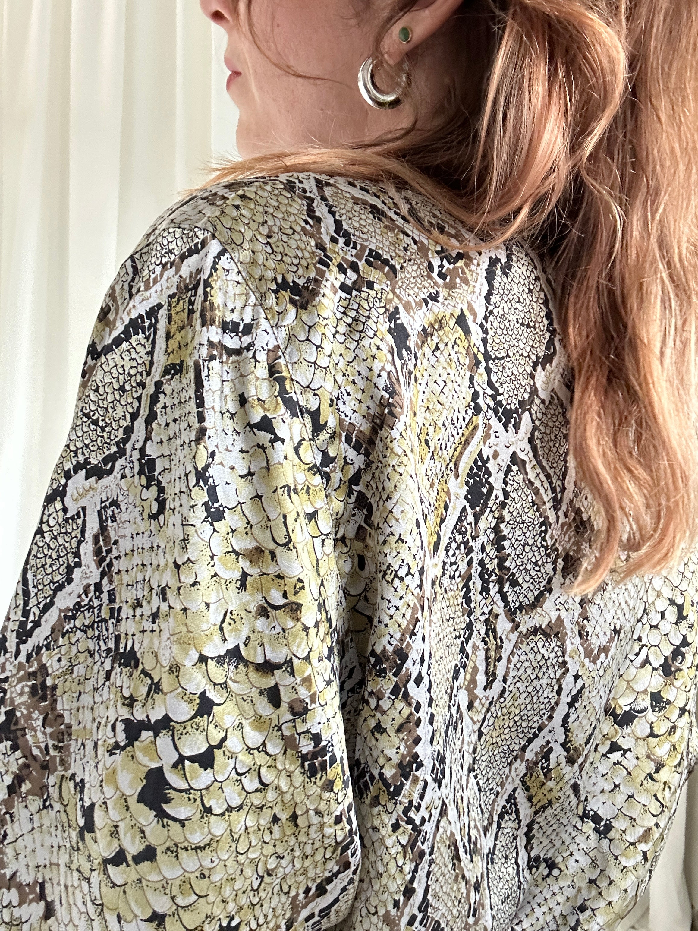 Snake silkShirt