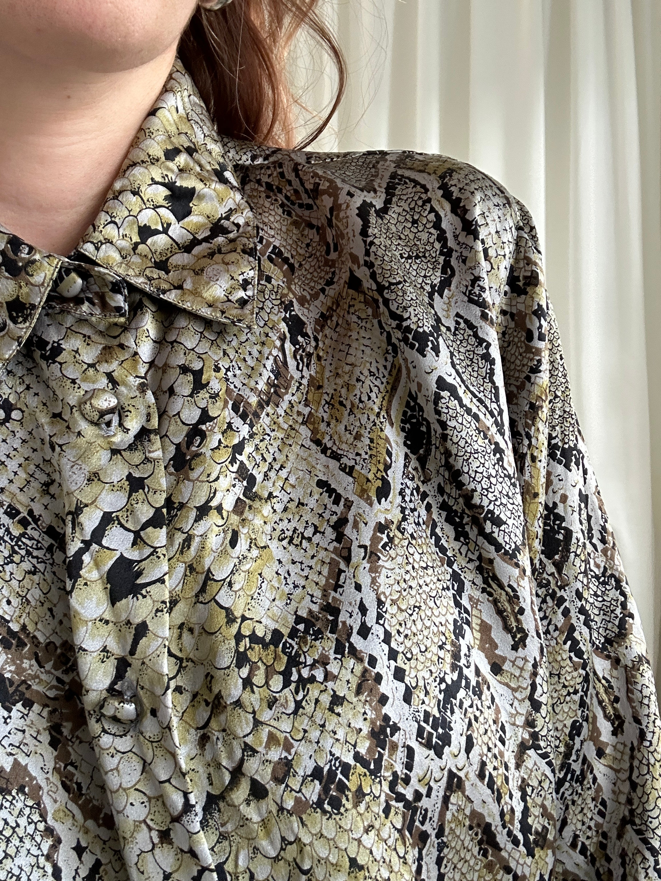 Snake silkShirt