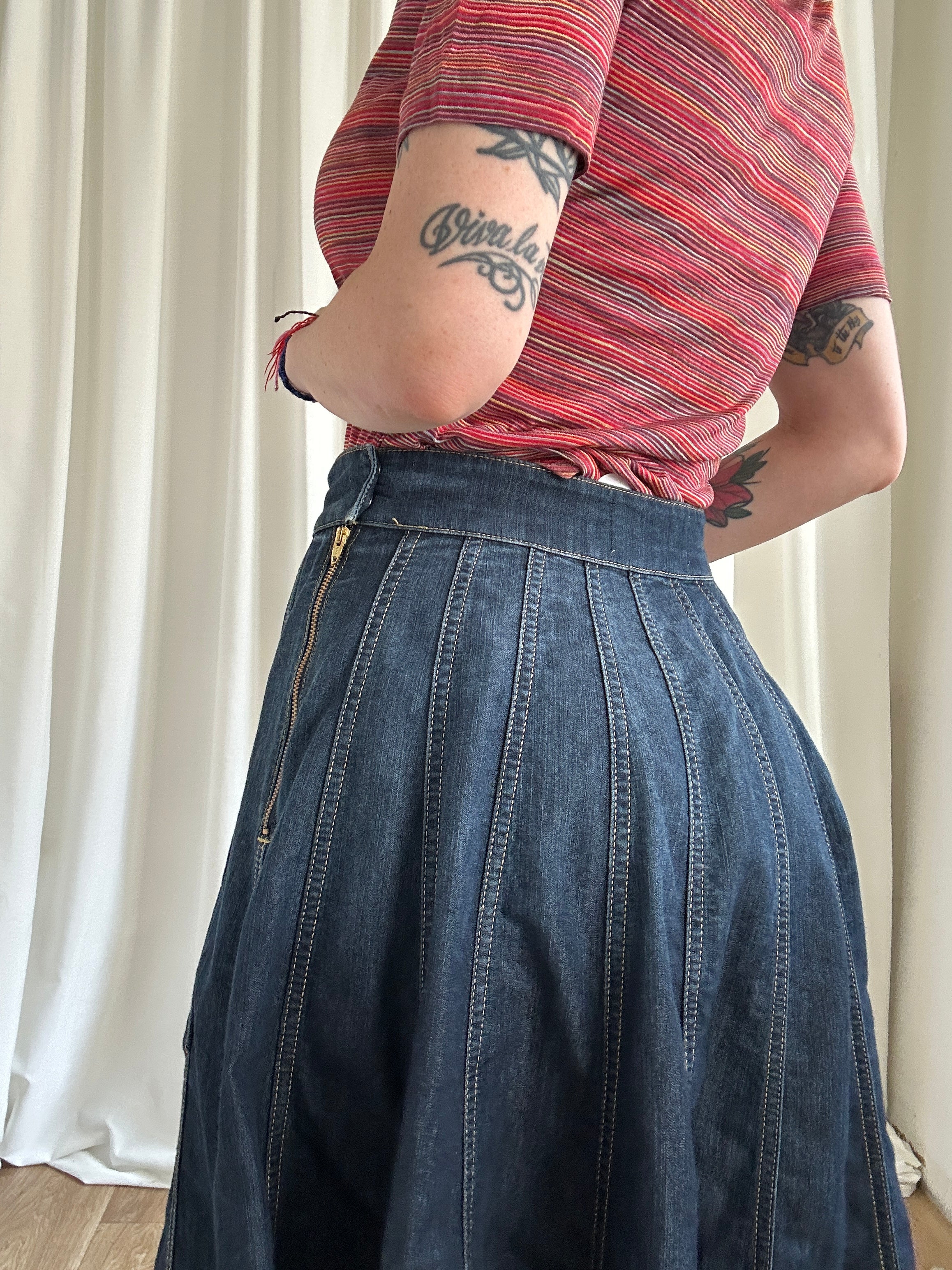 Elisabetta Franchi Jeans Skirt