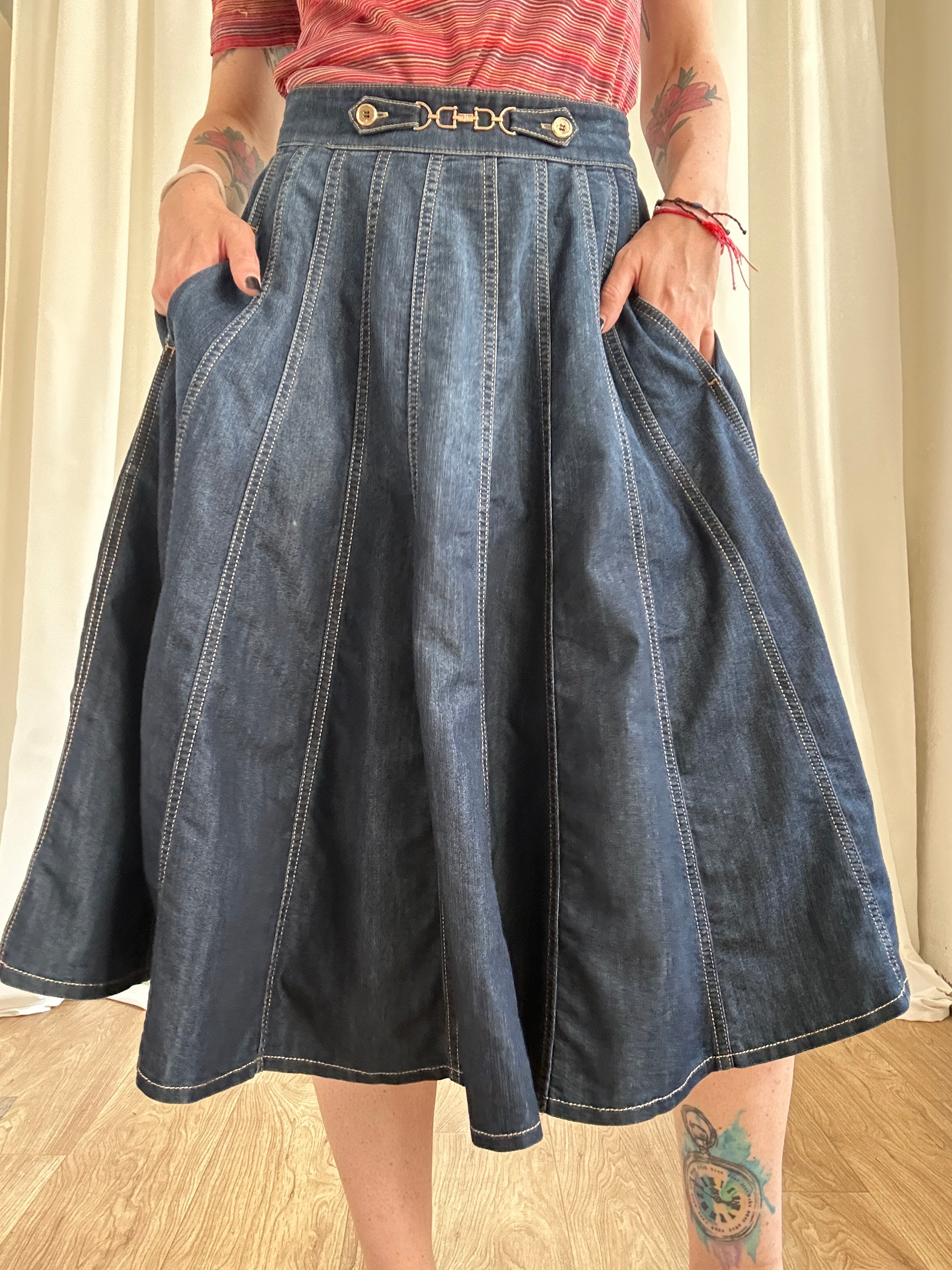 Elisabetta Franchi Jeans Skirt