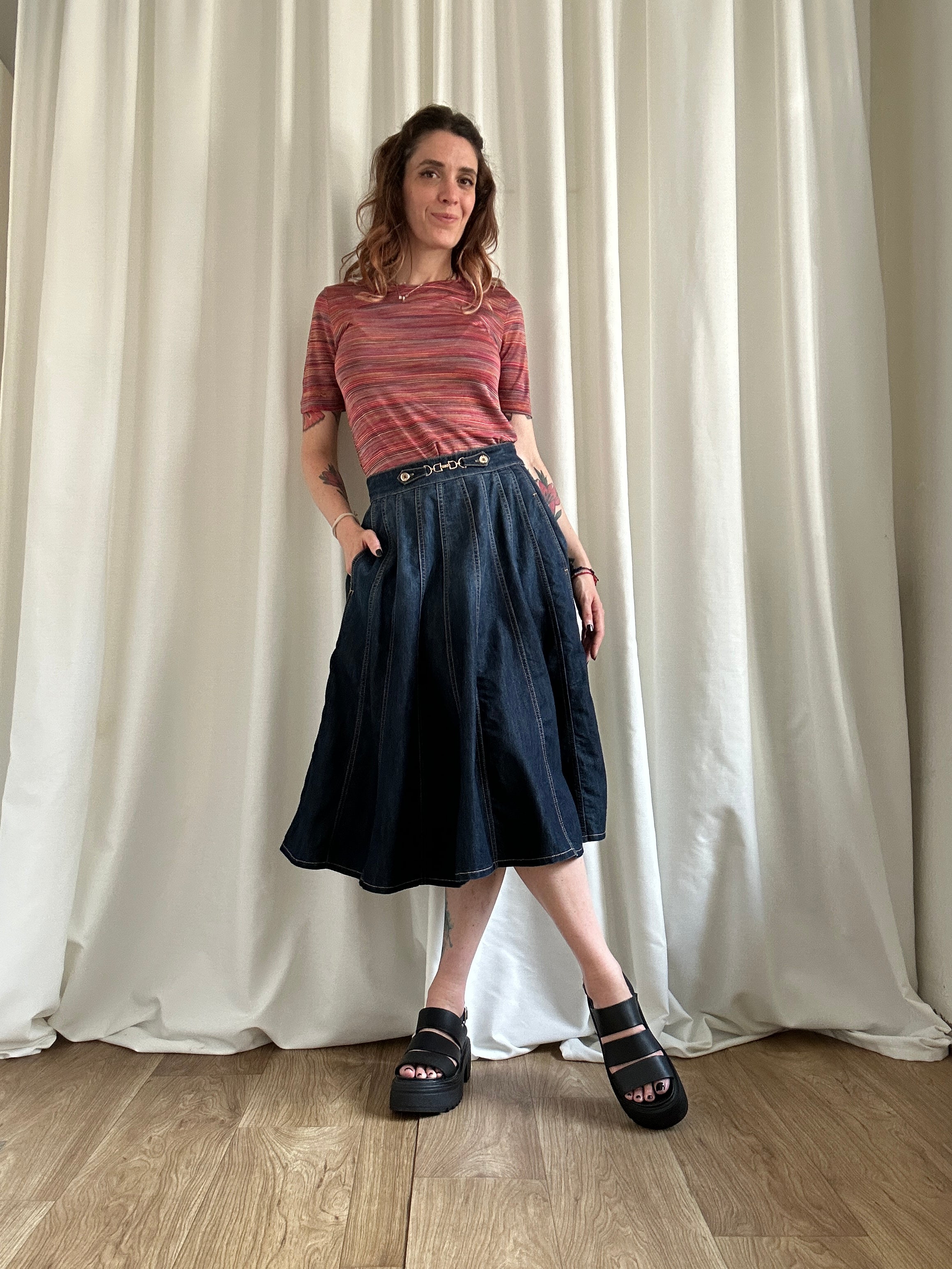 Elisabetta Franchi Jeans Skirt