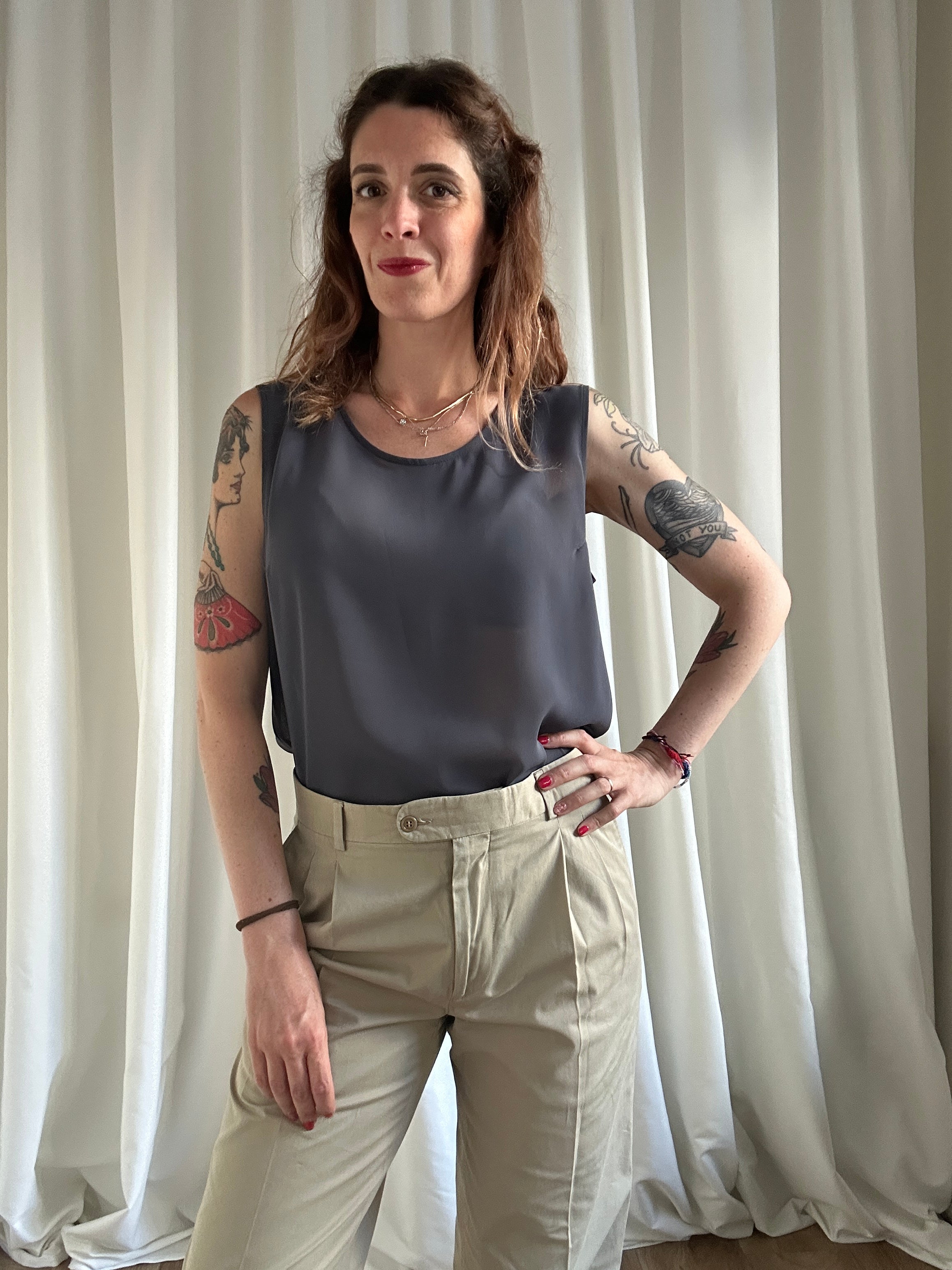 Dark Grey Top