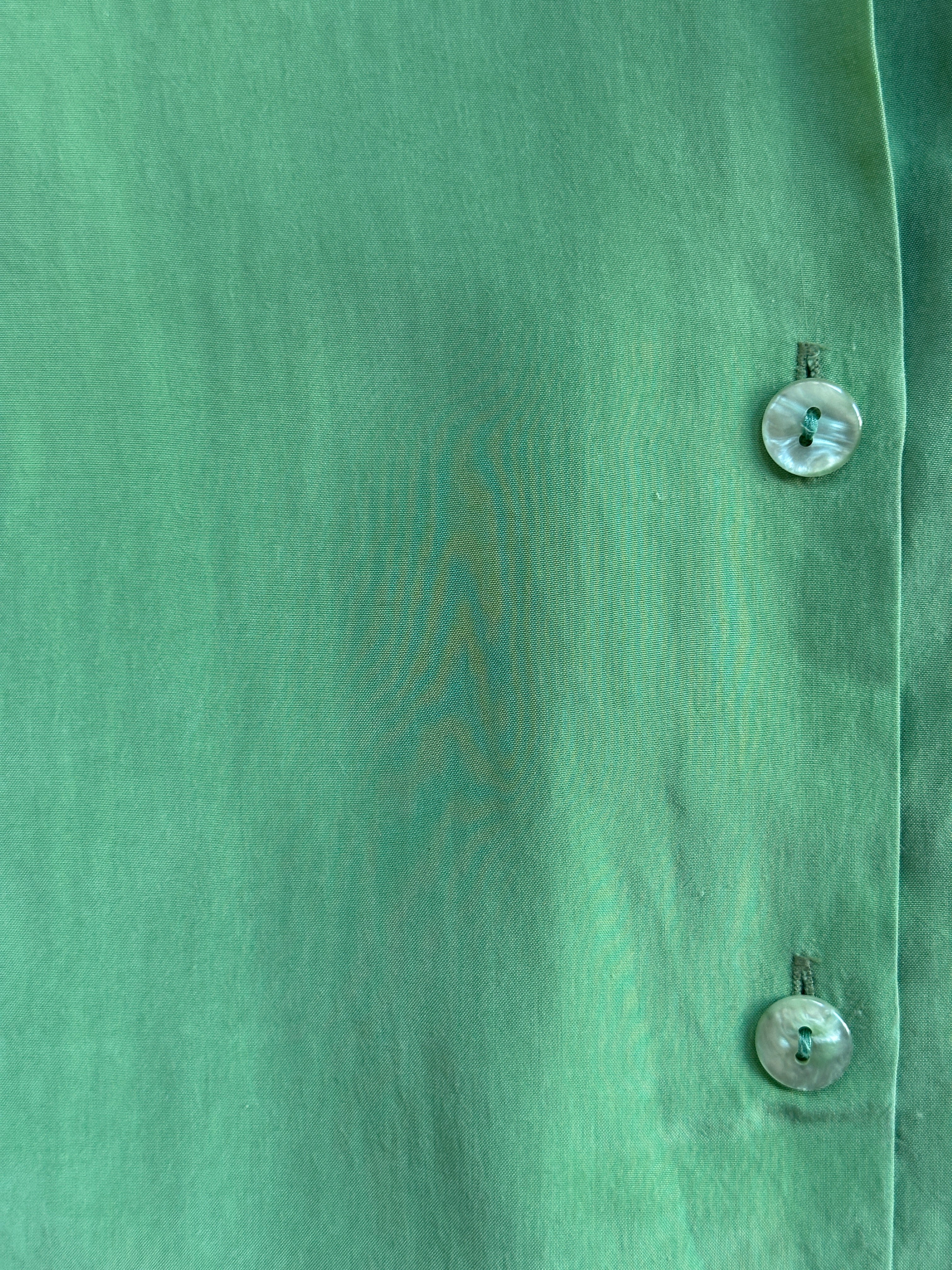 Menta cupro shirt