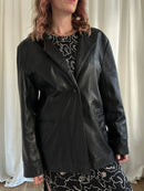 Evergreen leather jacket