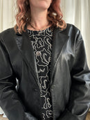 Evergreen leather jacket
