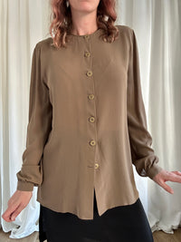 Armani kiwi silk shirt
