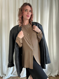 Armani kiwi silk shirt