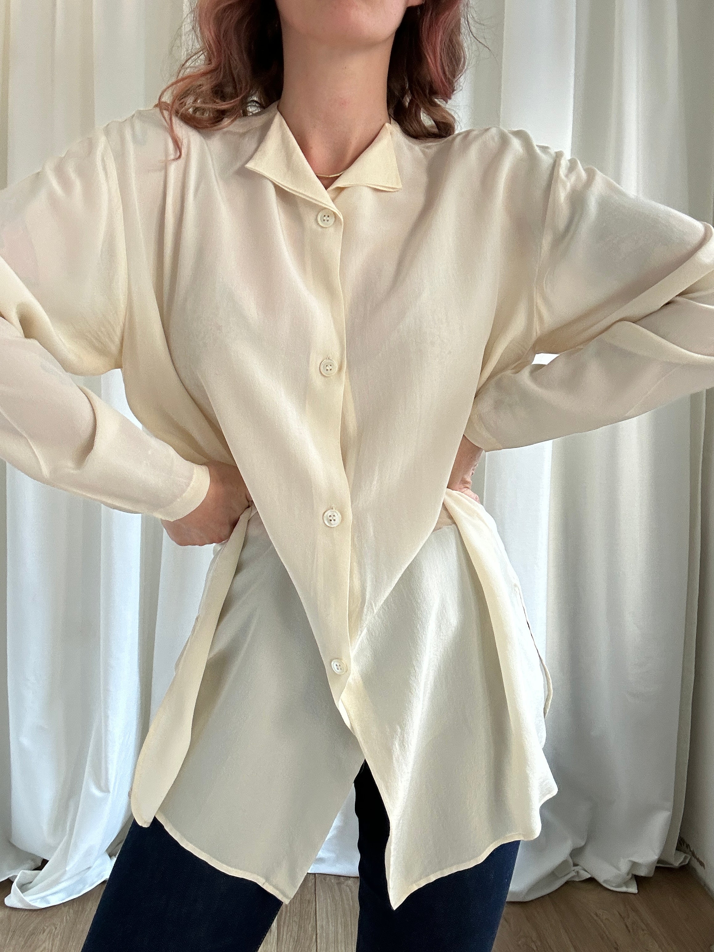 Armani burrosa silk shirt