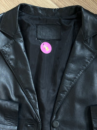 Evergreen leather jacket