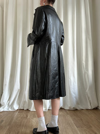 Coco Leather Coat