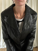 Coco Leather Coat