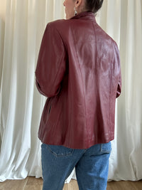 Lipstick Leather Jacket