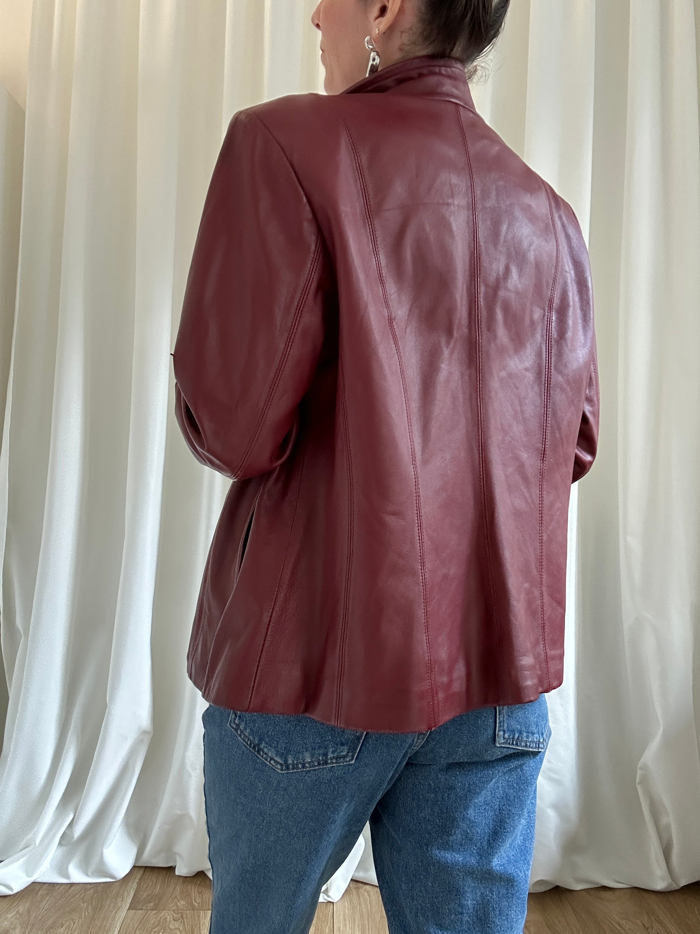 Lipstick Leather Jacket