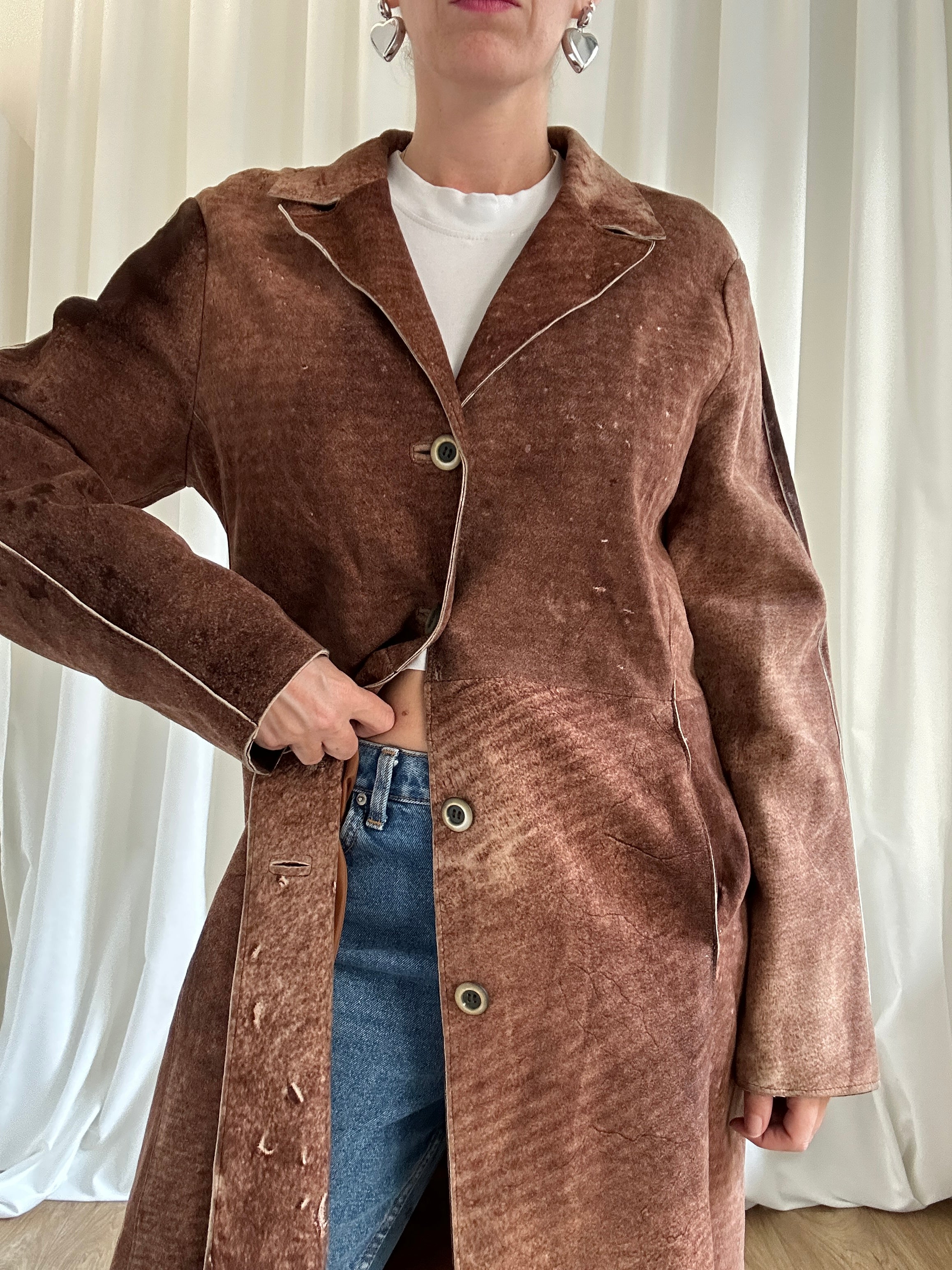 Trenchone Leather Jacket