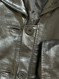 Coco Leather Coat