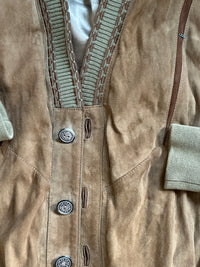 Cardigan Leather Jacket