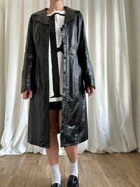 Coco Leather Coat